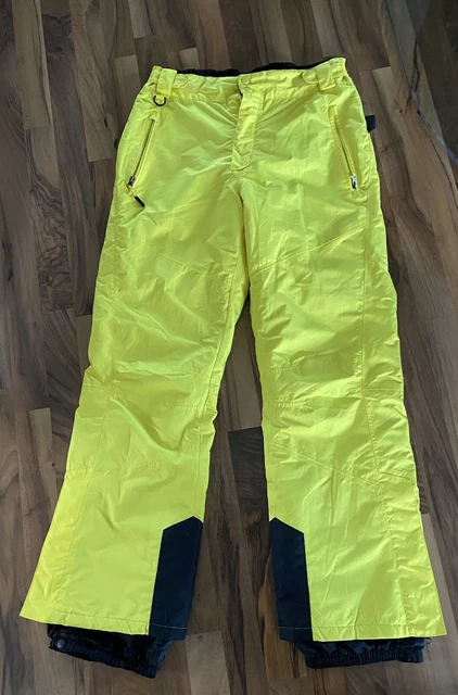 Herren Skihose 50 Snowboardhose OVP Schneehose Winterhose  gelb #Thinsulate