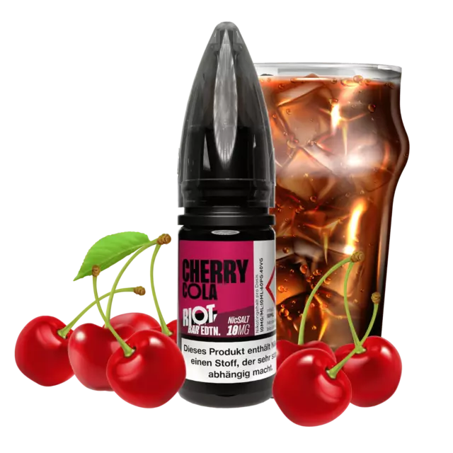 E Liquid - Riot Squad BAR EDTN - Cherry Cola - 10 ml Nikotinsalz - eLiquid