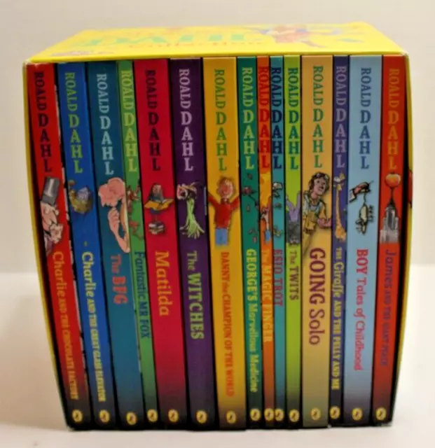 The World's No. 1 Storyteller Roald Dahl Collection 15 Stories Box Set UK Gift