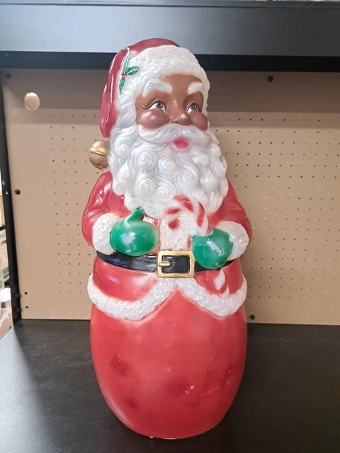 Black Santa Blow Mold
