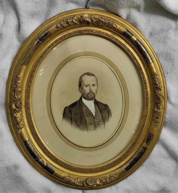 Portrait, Apotheker Joh.  Evang Sauter, Biedermeier
