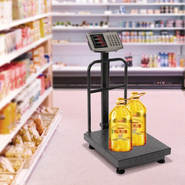 Electronic Platform Scale LED Digital Platform Scale Computing Postal Shop 110V