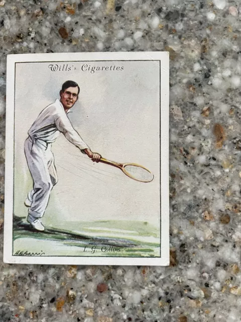 Lawn Tennis Card by Wills 1931 No 7 - Ian Collins