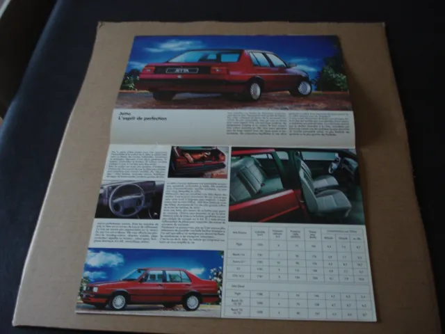 catalogue/brochure  volkswagen  et audi gamme voiture  -  9/1989