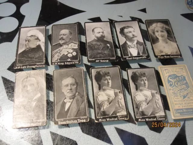 Cohen Weenan & Co '' Celebrities [ 250 Back] 1900'' Mixed Condition
