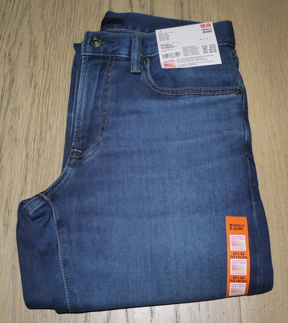 Uniqlo heattech best sale slim fit jeans