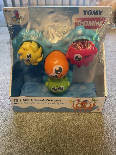 Tomy - Tomy Spin & Splash Octopus NEW Baby Child’s Bath Toy