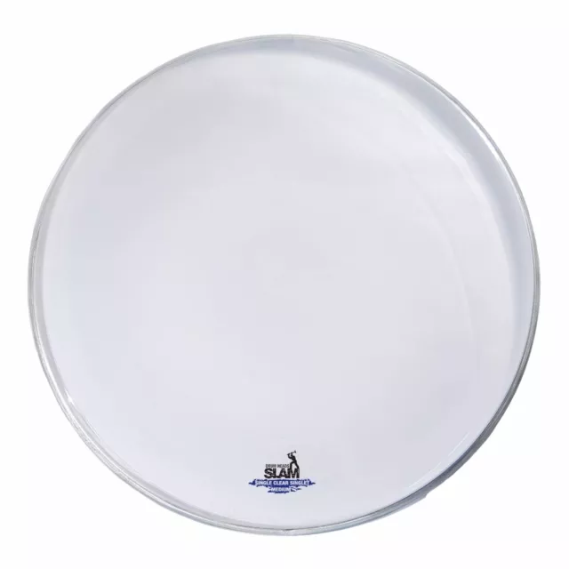 NEW Slam 22" Inch Single Ply Clear Medium Weight Drum Head Skin