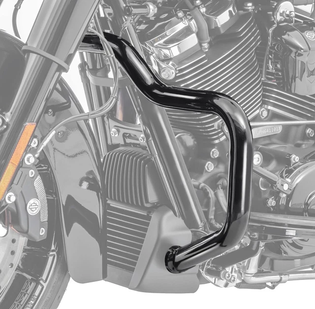 Pare-cylindre Moustache Pour Harley Fat Boy 114 2018-2020 - Noir, Protection Chute