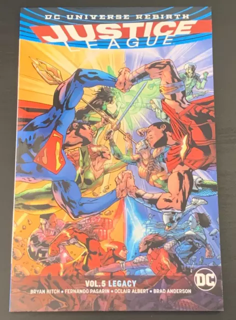 New Justice League Vol. 5: Legacy (Rebirth) Trade Paperback TPB by Bryan Hitch
