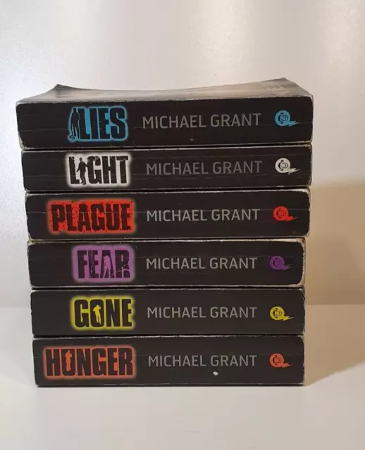 Gone Series 6x Book Set By Michael Grant Hunger Lies Plague Fear Light