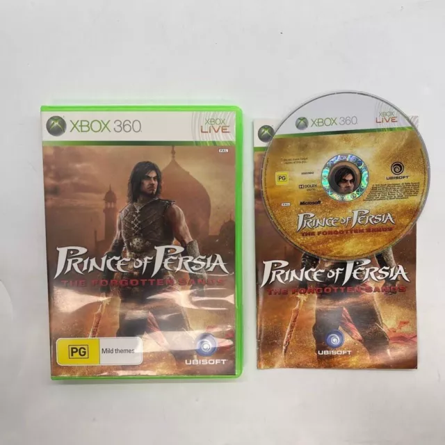 Prince Of Persia: The Forgotten Sands Xbox Original Game + Manual PAL 06n3