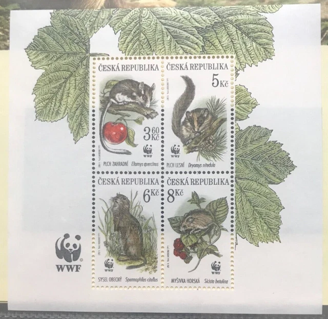 Tschechische Republik 1996 KB Nagetiere postfrisch