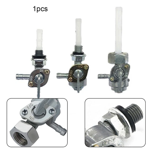 Robinet à Essence Universel En Plastique – Marche/arrêt Pour Ligne De Carburant 6mm – Remplacement Pour Scooter, Moto, Cyclomoteur