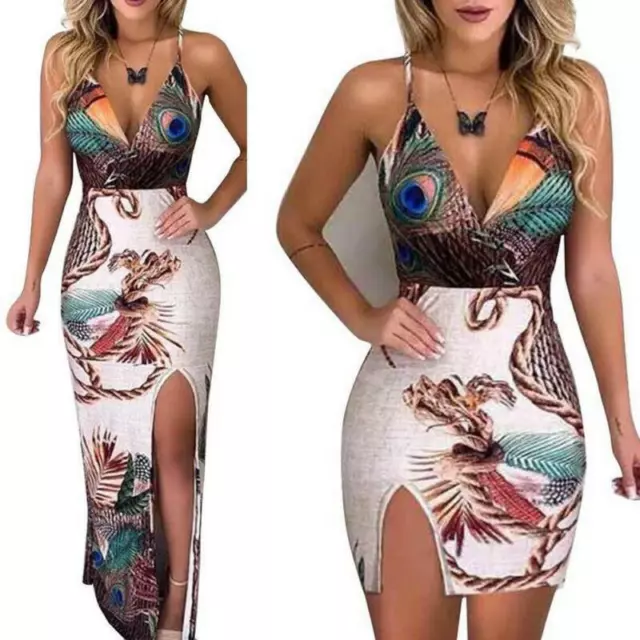 MODA VESTIDO DE Mujer Casual Elegante Noche Vestidos De Fiesta Cortos Ropa  Para $17.99 - PicClick