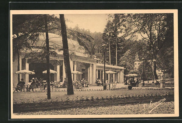 CPA Bagnoles-de-l´Orne, Le Pavillon des Fleurs