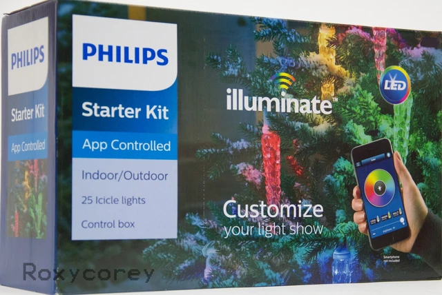 Philips illuminate icicle lights discount