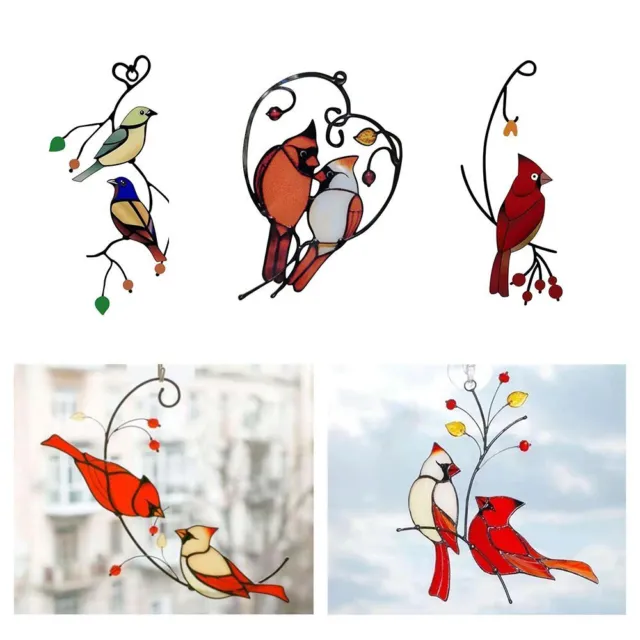 kunst Metall Garten Anhänger Wandbehang Skulpturen Ornamente Vogel dekorationen
