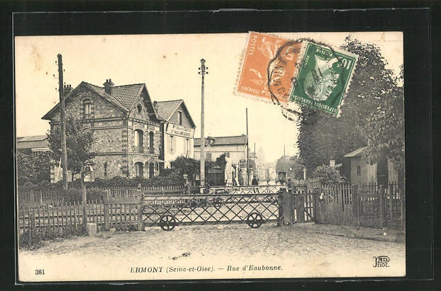 CPA Ermont, Rue d´Eaubonne 1924