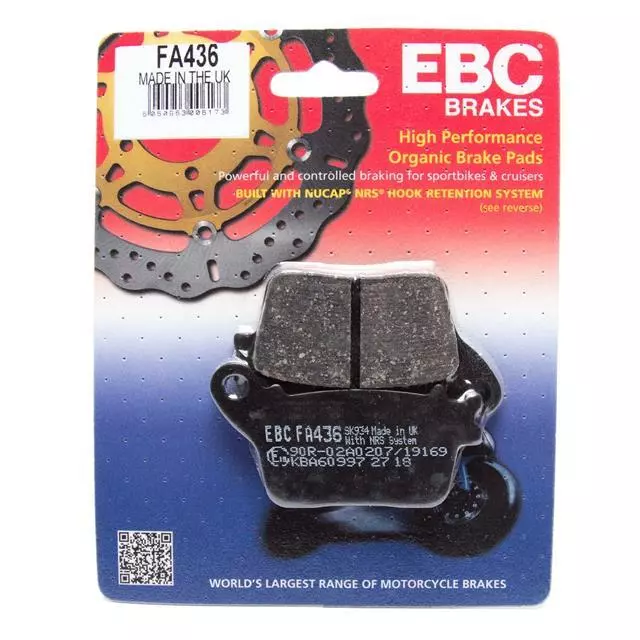 EBC Rear Brake Pads FA436 Honda CBR 600 RR Hannspree 2008