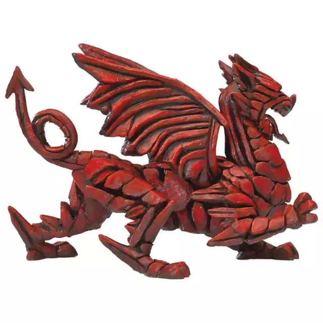 Edge Scuplture: Stone Resin Dragon Figure, 26cm (Length) 2