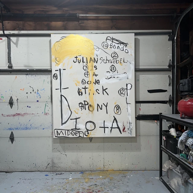 One Trick Pony. Homage To Julian Schnabel