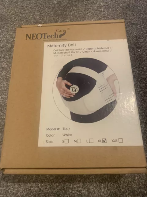 Neotech Care Maternity Belt - Size XL - for Support In Pregnancy - White-Boxed