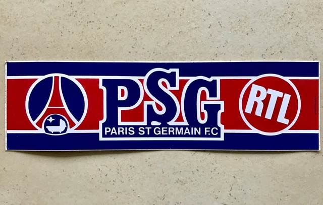 Autocollant ancien PSG PARIS Saint GERMAIN FFF années 70 d'époque