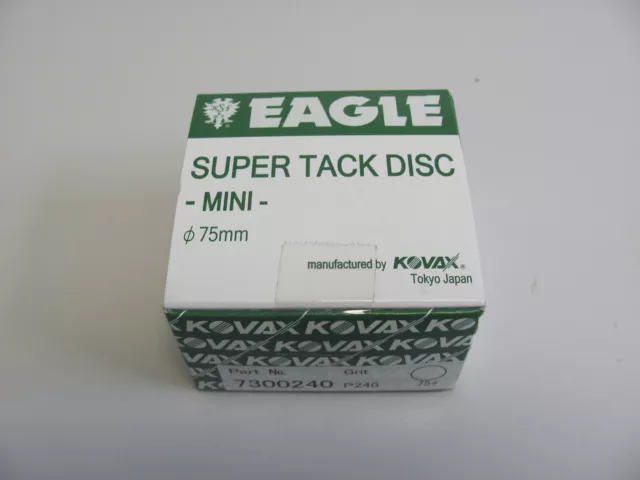 50 Stk. Eagle Super Tack Disc Mini Schleifscheiben Ø75mm - P240 - Art. 7300240