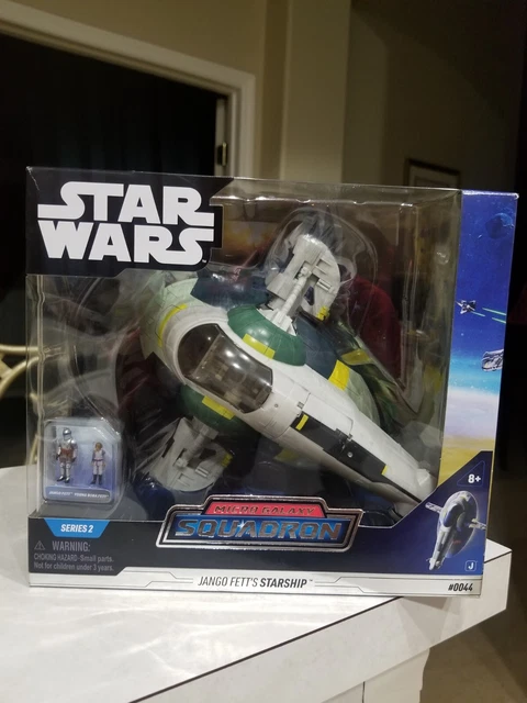 STAR WARS Espacial de Micro Galaxy SWJ Lujo (vehículo y Figura de 8 Pulgadas) -Nave Estelar de Jango Fett, Multicolor (Jazwares SWJ0031 STAR WARS Espacial de Micro Galaxy SWJ Lujo (vehículo y Figura de 8 Pulgadas) -Nave Estelar de Jango Fett, Multicolor (Jazwares SWJ0031