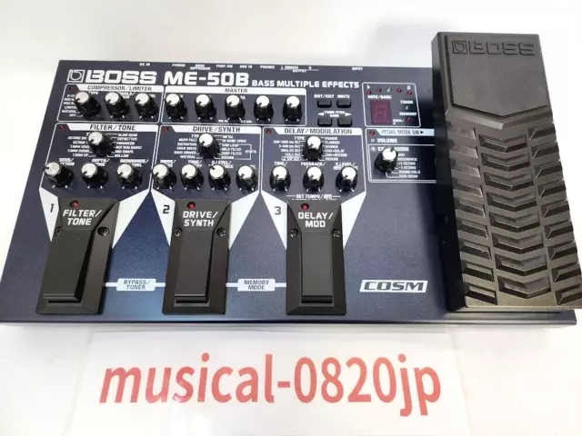 Boss ME-50B Bass Multi-Effects Guitar Pedal