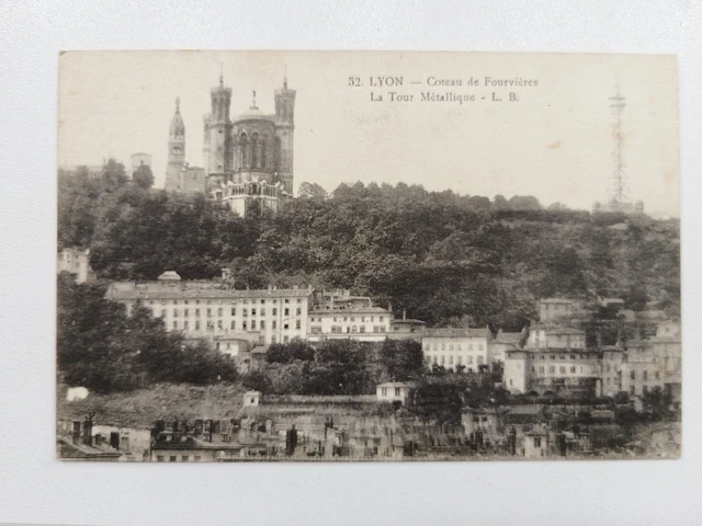 CPA Lyon tour métallique de Fourvière (129804