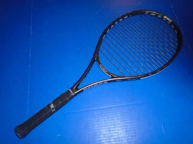 Prince EXO3 Black 100 Tennis Racquet. 4 3/8. 11.25 oz. Alu Power Rough.