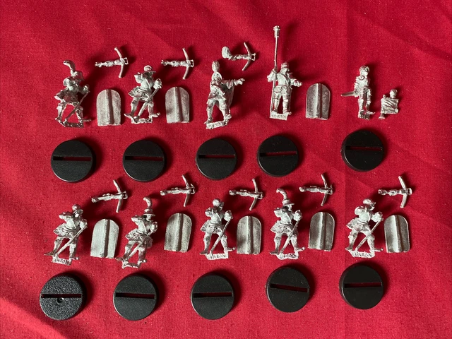 3 Figurines Citadel – Braganza's Besiegers – Dogs Of War – Mercenaires 1998