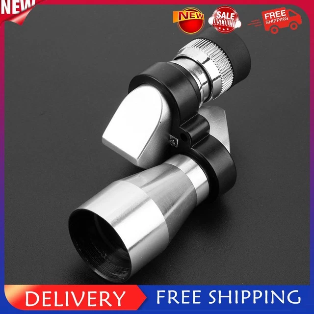 8x20 Mini Corner Binoculars HD Pocket Monocular Outdoor Telescope (Silver)