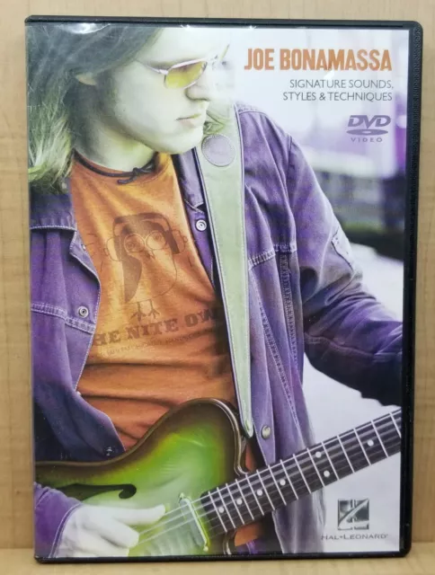 Joe Bonamassa SIGNATURE SOUNDS STYLES & TECHNIQUES - DVD Guitar Fender Gibson