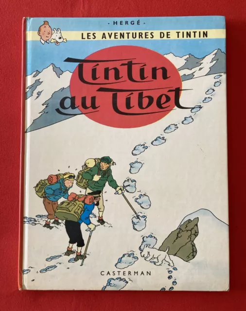 Les Aventures De Tintin Au Tibet 1980/81 N’20 C4 Casterman Hergé Bon État Bd