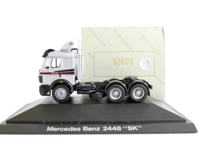 ✅Herpa Private Coll. H0 82600 - MB 2448 SK silber, in OvP.