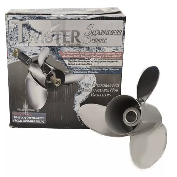 Michigan Wheel Twister Boat Propeller 223056 | LH 13 7/8 x 23 P Michigan Wheel Twister Boat Propeller 223056 | LH 13 7/8 x 23 P