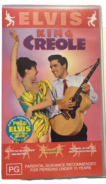 BRAND NEW SEALED WITH POSTCARD! VHS Tape ELVIS KING CREOLE CIC Video 1989 PG