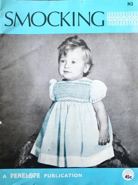 Vintage Smocking pattern book - 13 patterns & 2 frock designs