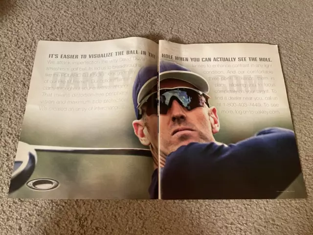 Vintage 1996 OAKLEY SUNGLASES PRO M FRAME Poster Print Ad POLAIC ELLIPSOID LENSE