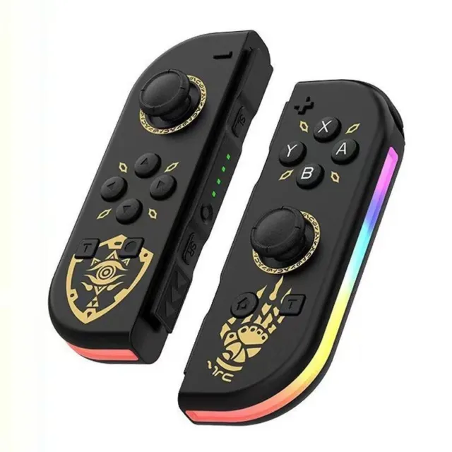 Nintendo Switch JoyCons Zelda Design Oled Lite L/R Joy Controller Dual Vibration