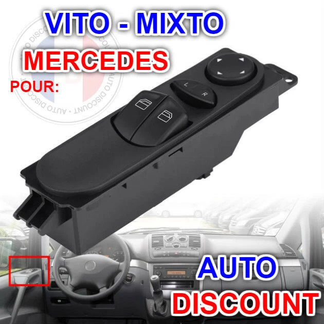 Mécanisme Lève-vitre électrique Avant Gauche Pour Mercedes-Benz Vito (Mixto/Camionnette) 95ch