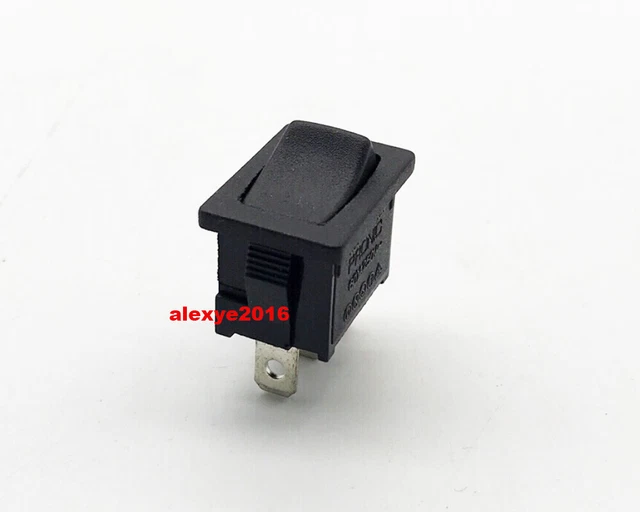 PRONIC BR ROCKER Switch 3 Pins 2 Positions Momentary 6A 250VAC T85 Self