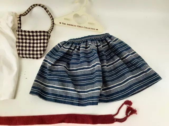 American Girl Josefina School Collection Indigo Skirt Belt Comisa School Outfit 2