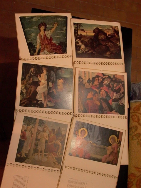 Lotto Calendari 1961/1978 Arte Cultura a colori [Cassa di Risparmio Bologna Raro
