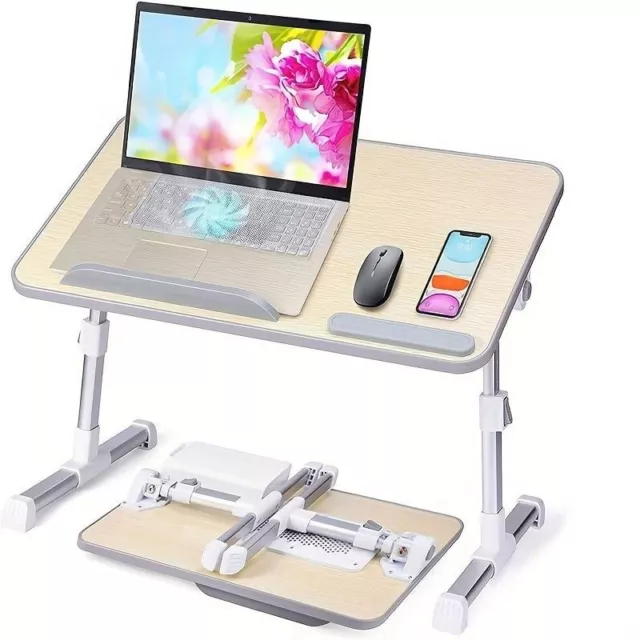 Table pour PC Portable Reglable inclinable assis sur canapé ou lit