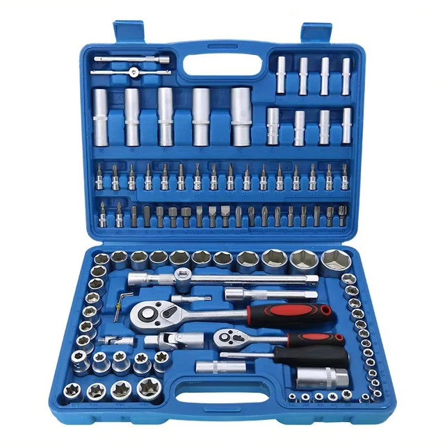 Set Chiavi Combinate a Cricchetto Con Snodo Snodabili Set da 12pz