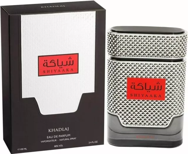 Shiyaaka Silver For Men Edp Perfume 100ml By Khadlaj Perfumes Fragrance Scent